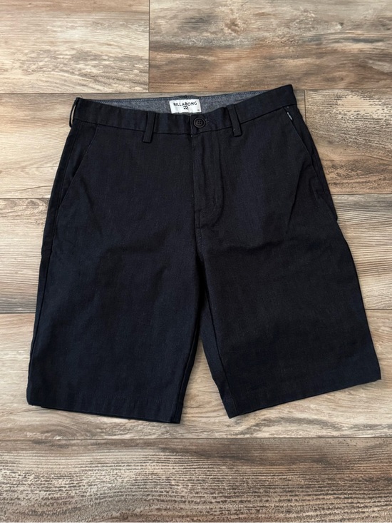 Billabong Other - Billabong Men's Dark Grey Flat Front Casual Shorts Size 30 Thick Classic Style
